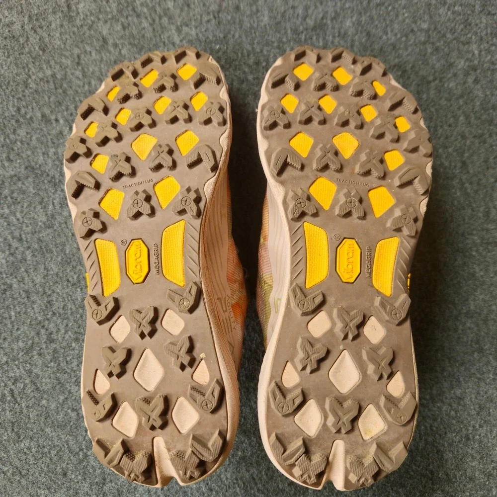 MERRELL Agility Peak 5 Trail Running Shoes Mesh Size 10.5 Orange Tie Dye J068520